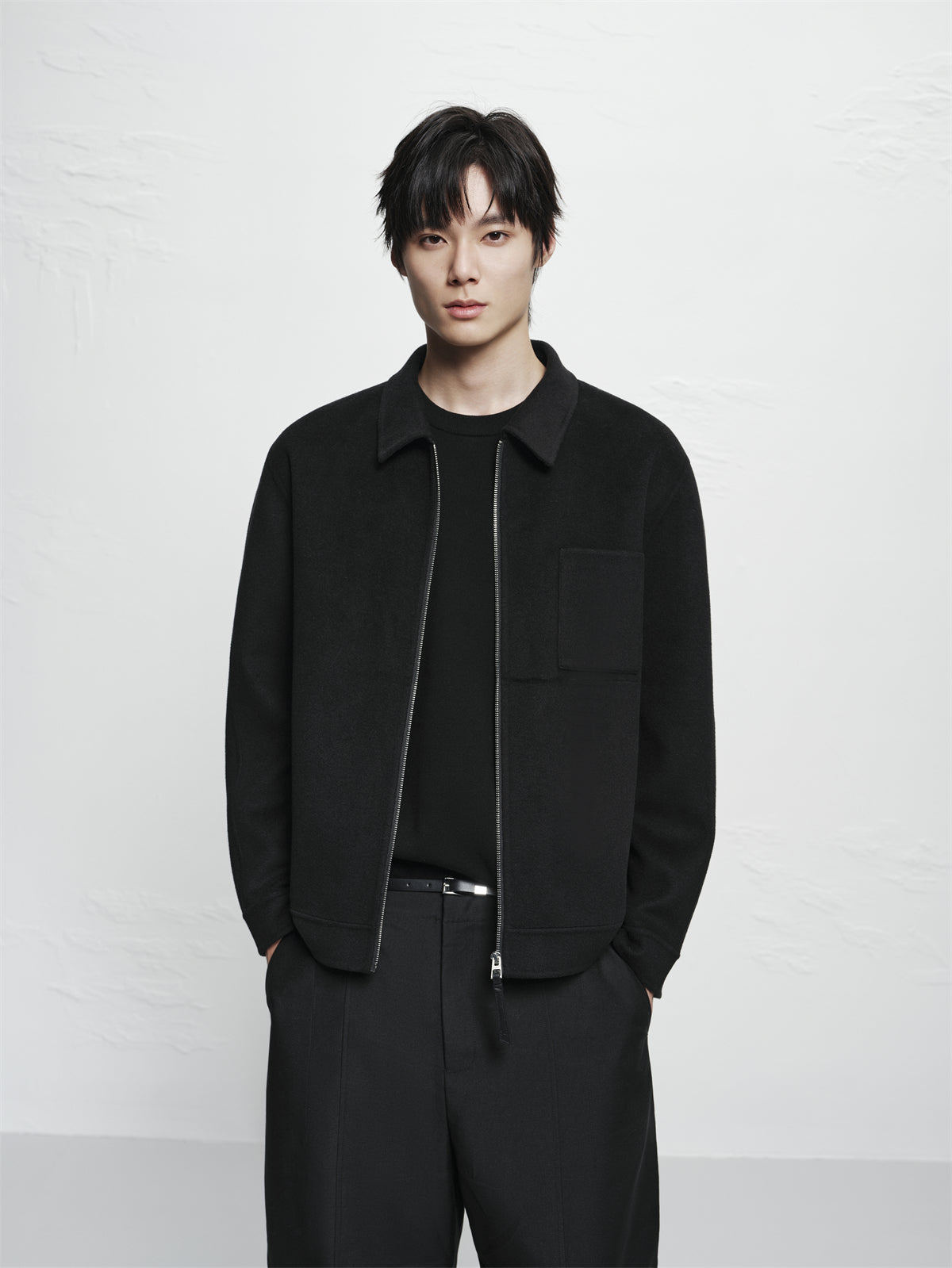 Men's Lightweight Double-Face Wool Jacket