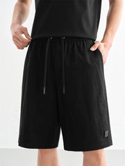 Men's Solid Straight-Leg Shorts