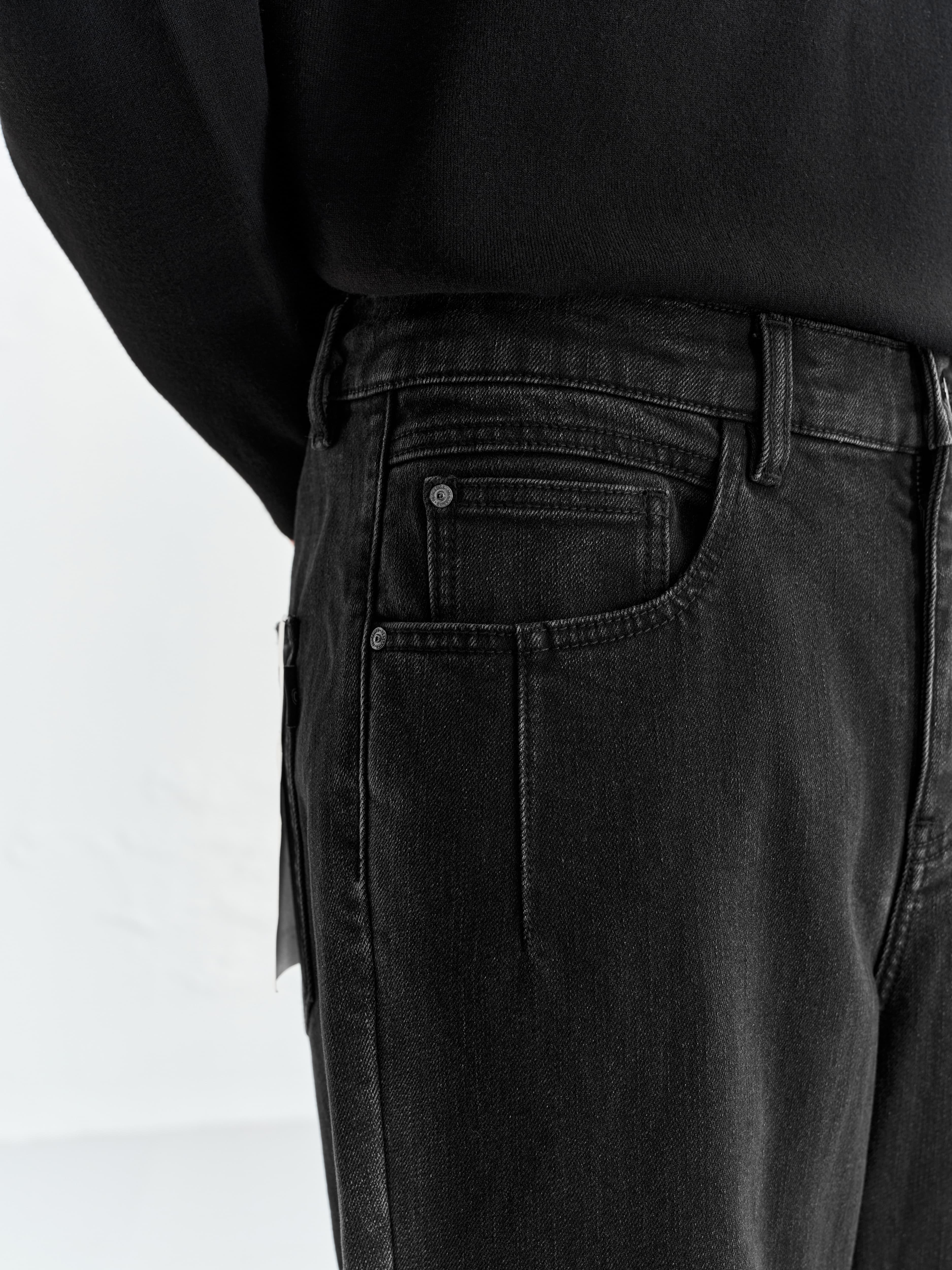 Men's Side-Ombre Straight Jeans
