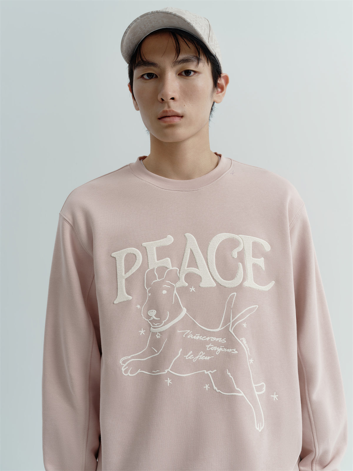 Men's Raised Embroidery Graphic Sweatshirt