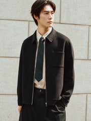 Men's Lightweight Double-Face Wool Jacket