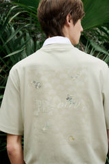 Men's Heavyweight T-Shirt with Graphic Embroidery