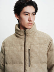 Men's 3D Jacquard Textured Down Jacket
