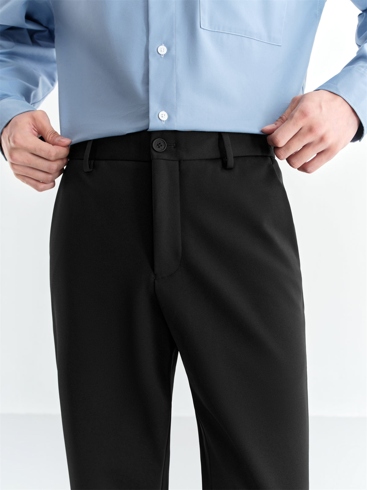 Men's Slim Textured Tapered Pants