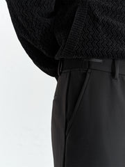 Men's Slim-Fit Stretch Business Trousers