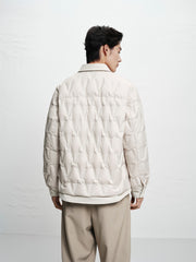 Men's Lightweight Goose Down Shirt Jacket