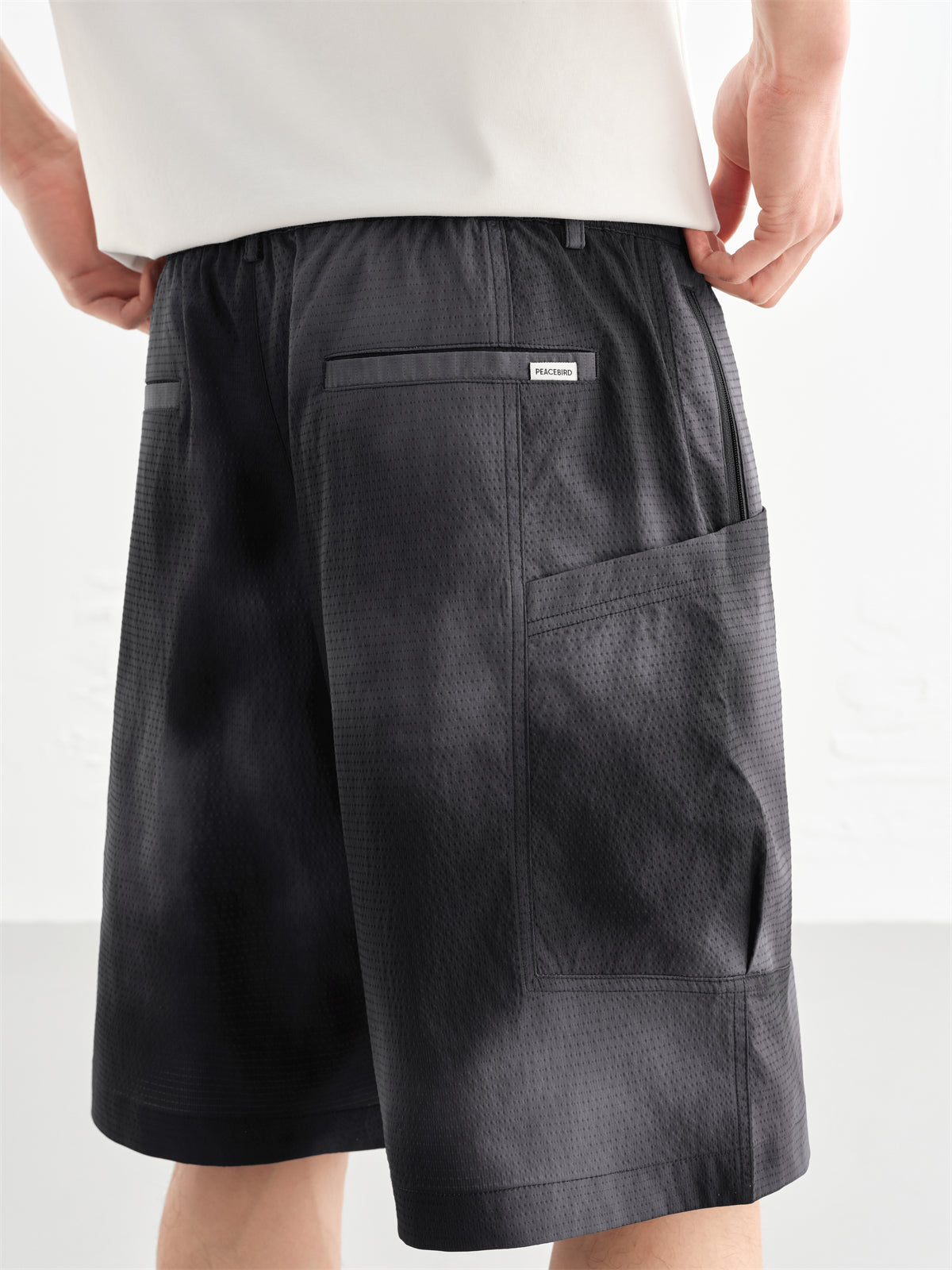 Men's Tie-Dye Utility Shorts