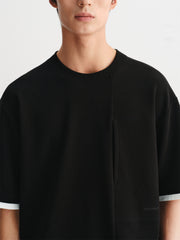 Men's Colorblock Antibacterial Waffle T-Shirt