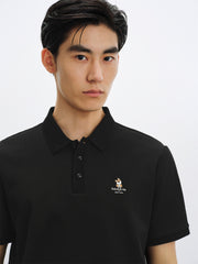 Men's Cooling Polo Shirt with Chest Embroidery