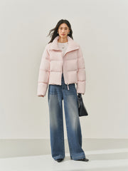 Women's Short Thermal Water-Repellent Puffer Jacket