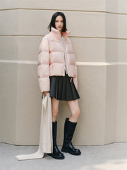 Women's Short Thermal Water-Repellent Puffer Jacket