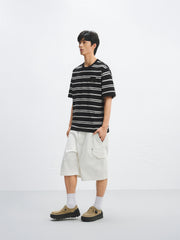 Men's Striped Half Sleeve T-Shirt