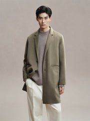 Men's Double-Faced Wool Coat