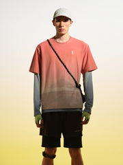 Men's Gradient Printed Street T-shirt