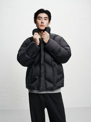 Men's 95% Down Diamond-Quilted Puffer Jacket