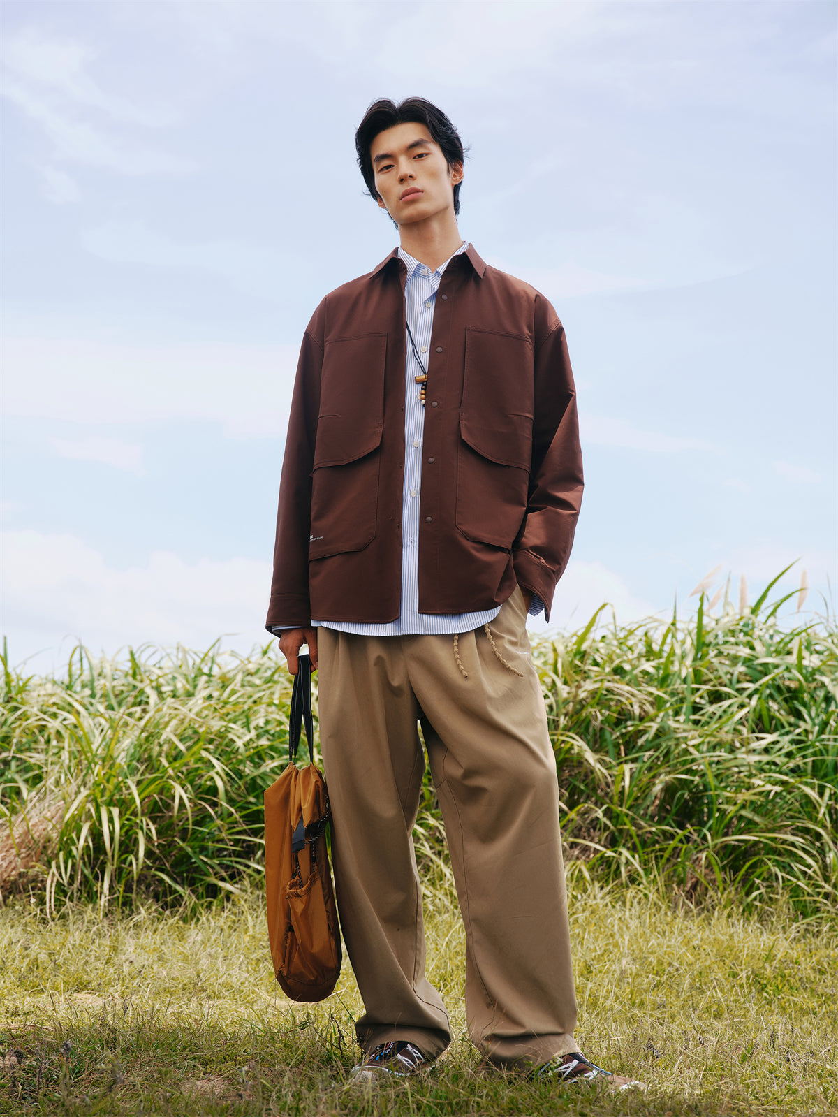 Men's Utility Shirt with Large Pockets