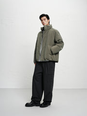 Men's Oversized Stand-Collar Puffer Jacket