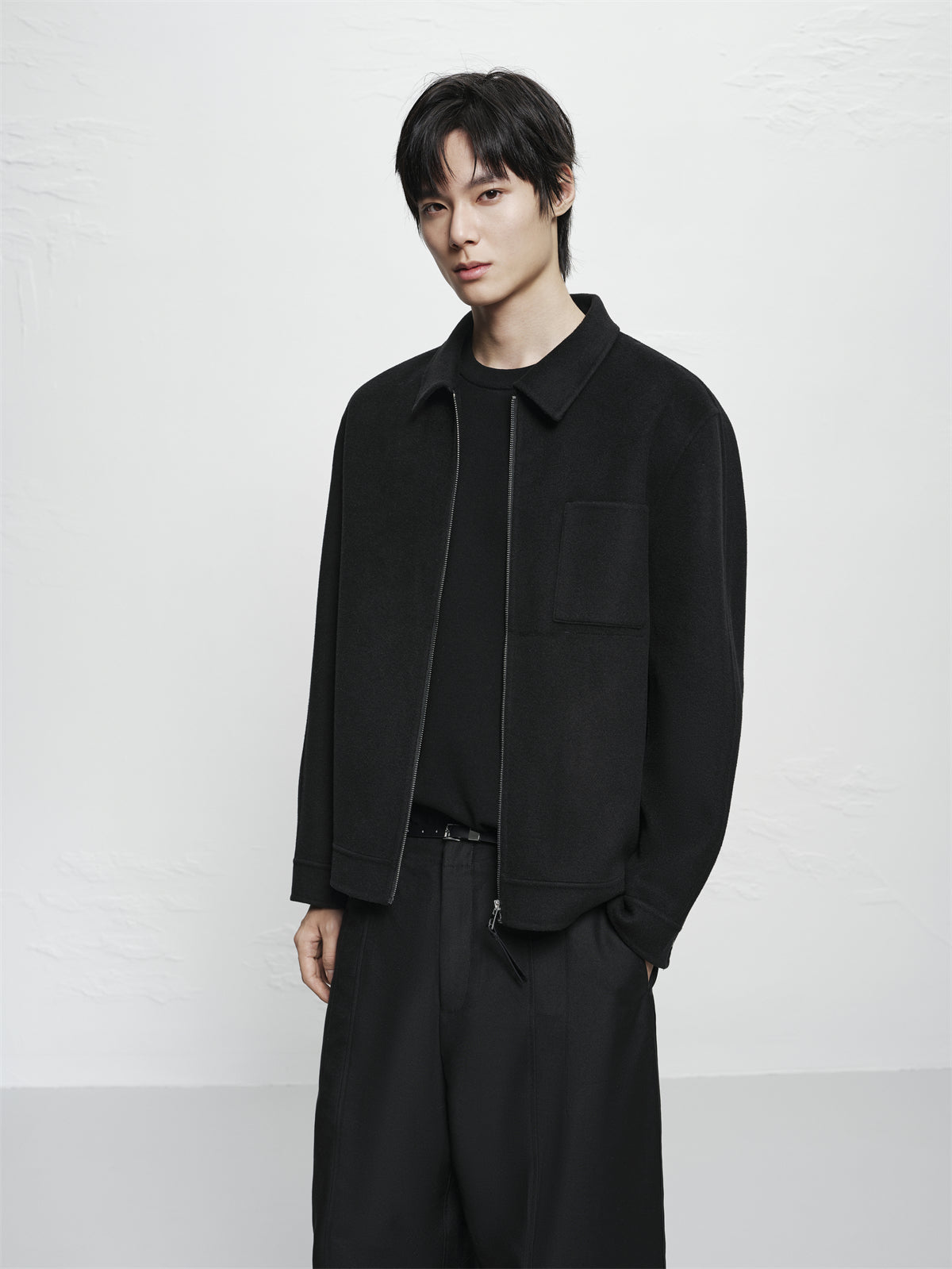 Men's Lightweight Double-Face Wool Jacket