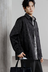 Men's Patterned Jacquard Shirt