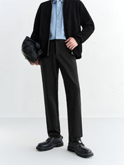 Men's Slim Textured Tapered Pants