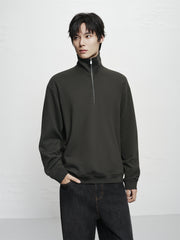 Men's Oversized Basic Pullover Sweatshirt