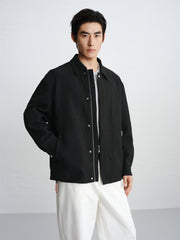 Men's Textured Jacquard Padded Jacket