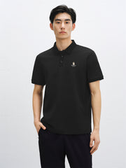 Men's Cooling Polo Shirt with Chest Embroidery