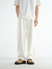 Men's Solid Drawstring Waist Sweatpants