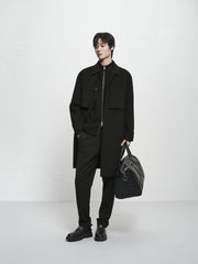 Men's Double-Face Trench-Style Coat