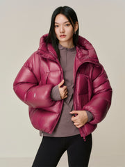 Women's Oversized Glossy Goose Down Jacket