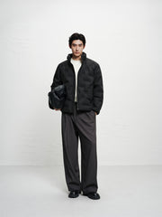 Men's Letter-Bonded Puffer Jacket