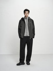 Men's Outdoor Contrast Hooded Jacket