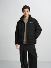 Men's Chenille Jacquard Puffer Jacket