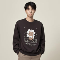 Men's Embroidered Soft Sweater