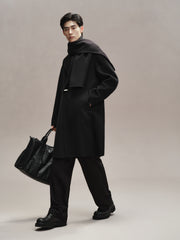 Men's Double-Faced Marino Wool Coat