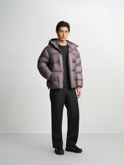 Men's Oversized Thermal Hooded Goose Down Jacket