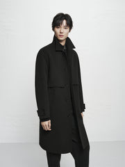 Men's Double-Face Trench-Style Coat
