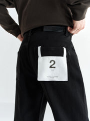 Men's Warm Slim-Fit Solid Jeans