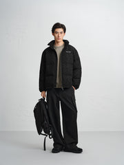 Men's Chenille Jacquard Puffer Jacket