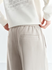 Men's Drawstring Waist Straight-Leg Sweatpants