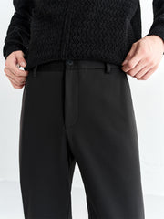 Men's Slim-Fit Stretch Business Trousers