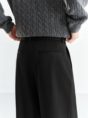 Men's Thermal Wide-Leg Commuter Pants