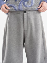 Men's Relaxed Curved-Leg Sweatpants