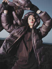 Men's Oversized Thermal Hooded Goose Down Jacket