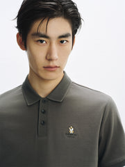 Men's Cooling Polo Shirt with Chest Embroidery