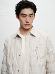 Men's Lightweight Goose Down Shirt Jacket