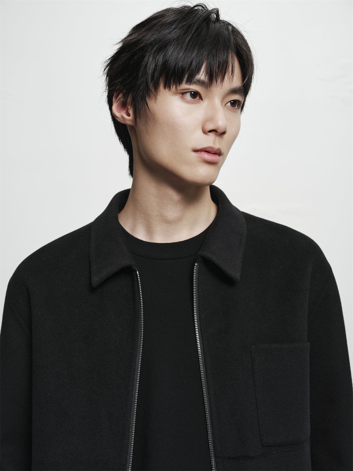Men's Lightweight Double-Face Wool Jacket