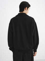 Men's Allover Jacquard Pullover Sweatshirt