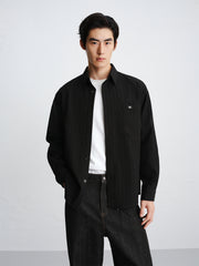 Men's Relaxed 3D Jacquard Textured Shirt