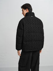Men's Chenille Jacquard Puffer Jacket